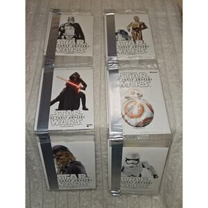 6 Star Wars: The Force Awakens General Mills Cereal Promo Stickers Collection